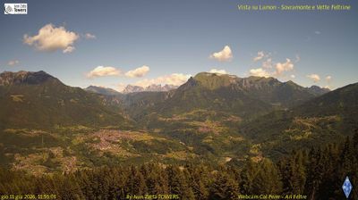 immagine della webcam nei dintorni di Seren del Grappa: webcam Lamon