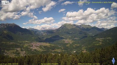 immagine della webcam nei dintorni di Seren del Grappa: webcam Lamon