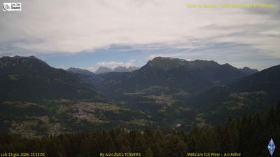 immagine della webcam nei dintorni di Valdobbiadene: webcam Lamon