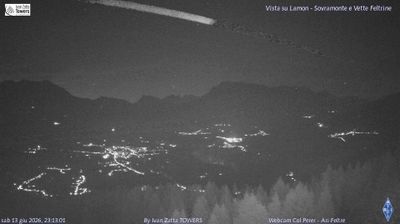 immagine della webcam nei dintorni di Pedavena: webcam Lamon