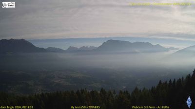 immagine della webcam nei dintorni di Pedavena: webcam Lamon