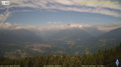 immagine della webcam nei dintorni di Pedavena: webcam Lamon