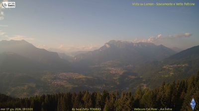immagine della webcam nei dintorni di Passo Brocon: webcam Lamon