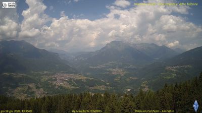 immagine della webcam nei dintorni di Seren del Grappa: webcam Lamon