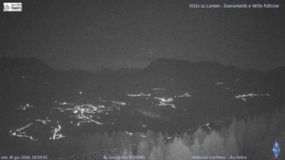 immagine della webcam nei dintorni di Castello Tesino: webcam Lamon