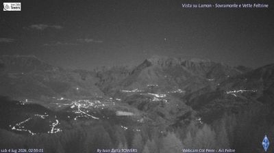 immagine della webcam nei dintorni di Passo di Cereda: webcam Lamon