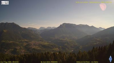 immagine della webcam nei dintorni di Canal San Bovo: webcam Lamon