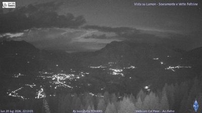 immagine della webcam nei dintorni di Transacqua: webcam Lamon