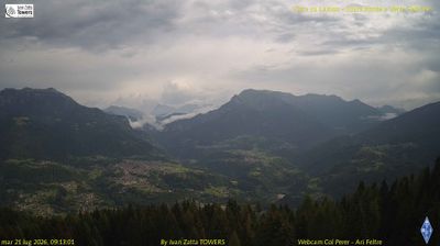immagine della webcam nei dintorni di Monte Avena: webcam Lamon