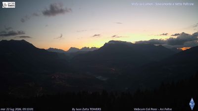 immagine della webcam nei dintorni di Pedavena: webcam Lamon