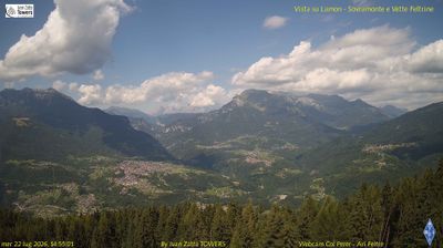 immagine della webcam nei dintorni di Feltre: webcam Lamon
