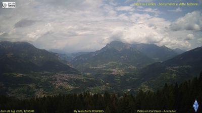 immagine della webcam nei dintorni di Sovramonte: webcam Lamon