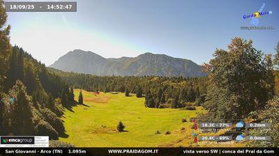 immagine della webcam nei dintorni di Monte Bondone: webcam Dro
