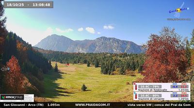 immagine della webcam nei dintorni di Molina di Ledro: webcam Dro