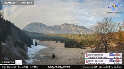immagine della webcam nei dintorni di Molina di Ledro: webcam Dro