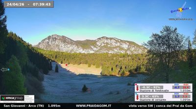 immagine della webcam nei dintorni di Molina di Ledro: webcam Dro