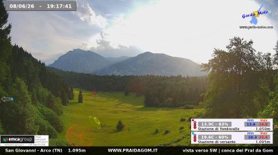 immagine della webcam nei dintorni di Molina di Ledro: webcam Dro