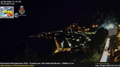 immagine della webcam nei dintorni di Marsico Nuovo: webcam Pietrapertosa
