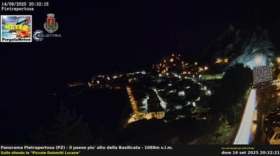 immagine della webcam nei dintorni di Marsico Nuovo: webcam Pietrapertosa