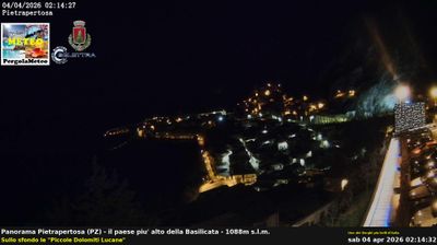 immagine della webcam nei dintorni di Oppido Lucano: webcam Pietrapertosa