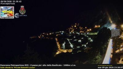 immagine della webcam nei dintorni di Potenza: webcam Pietrapertosa