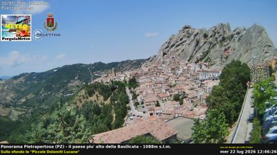 immagine della webcam nei dintorni di Pignola: webcam Pietrapertosa