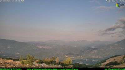 immagine della webcam nei dintorni di Colle di Tora: webcam Borgorose