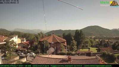 immagine della webcam nei dintorni di Fonte Cerreto: webcam Pizzoli