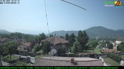 immagine della webcam nei dintorni di Rocca di Cambio: webcam Pizzoli
