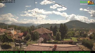immagine della webcam nei dintorni di Colle di Tora: webcam Pizzoli