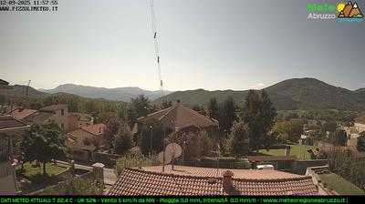 immagine della webcam nei dintorni di Rocca di Cambio: webcam Pizzoli