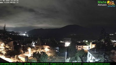 immagine della webcam nei dintorni di Rocca di Cambio: webcam Pizzoli