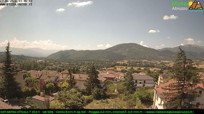 immagine della webcam nei dintorni di Pescorocchiano: webcam Pizzoli