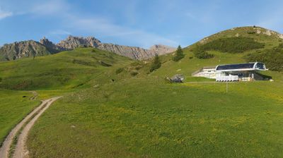 immagine della webcam nei dintorni di Santa Cristina Valgardena Ski: webcam Alpe di Siusi