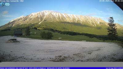 immagine della webcam nei dintorni di Torricella Peligna: webcam Sant'Eufemia a Maiella
