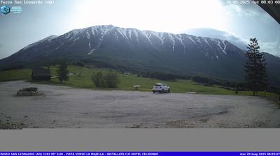 immagine della webcam nei dintorni di Civitella Messer Raimondo: webcam Sant'Eufemia a Maiella