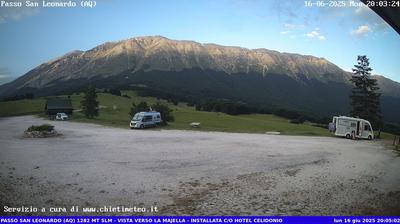 immagine della webcam nei dintorni di Torricella Peligna: webcam Sant'Eufemia a Maiella