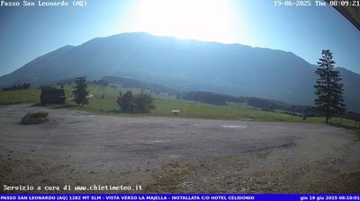 immagine della webcam nei dintorni di Rocca Pia: webcam Roccacaramanico
