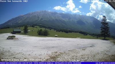 immagine della webcam nei dintorni di Rocca Pia: webcam Roccacaramanico