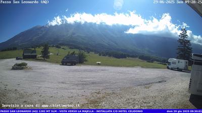 immagine della webcam nei dintorni di Pacentro: webcam Roccacaramanico