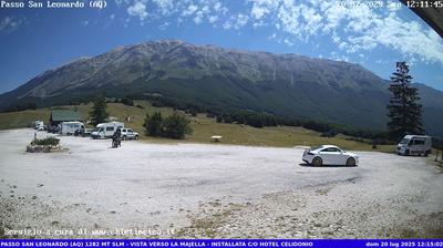 immagine della webcam nei dintorni di Casoli: webcam Sant'Eufemia a Maiella