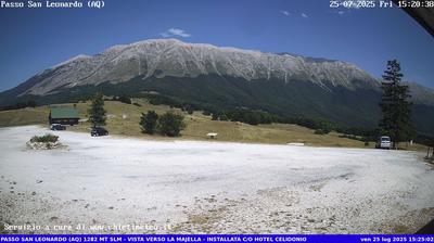immagine della webcam nei dintorni di Pretoro: webcam Sant'Eufemia a Maiella