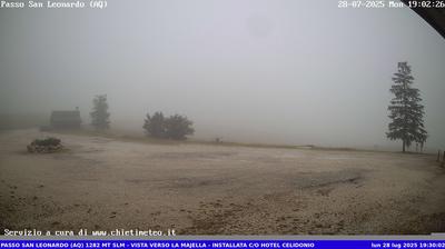immagine della webcam nei dintorni di Pretoro: webcam Sant'Eufemia a Maiella