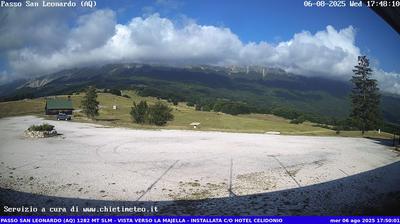 immagine della webcam nei dintorni di Abbateggio: webcam Sant'Eufemia a Maiella