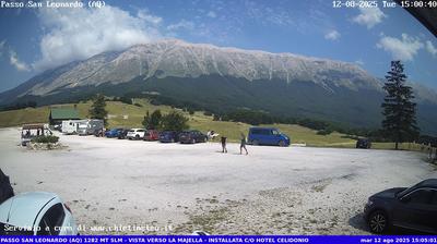 immagine della webcam nei dintorni di Sant'Eufemia a Maiella: webcam Roccacaramanico