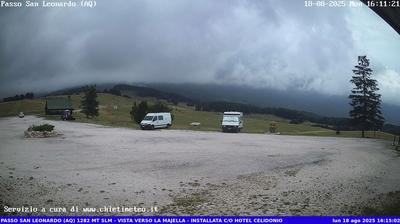 immagine della webcam nei dintorni di Caramanico Terme: webcam Sant'Eufemia a Maiella