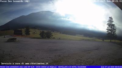 immagine della webcam nei dintorni di Gagliano Aterno: webcam Roccacaramanico
