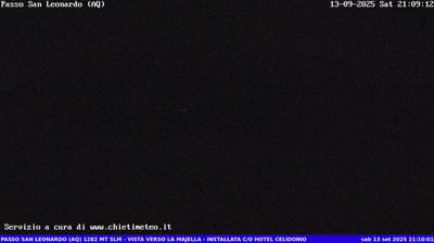 immagine della webcam nei dintorni di Pretoro: webcam Sant'Eufemia a Maiella