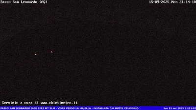 immagine della webcam nei dintorni di Rocca Pia: webcam Roccacaramanico