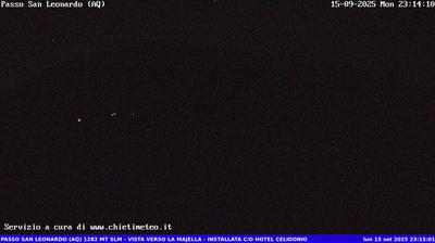 immagine della webcam nei dintorni di Sulmona: webcam Roccacaramanico